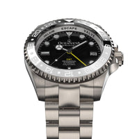 Thumbnail for Seiko NH34 GMT automatic movement powering Oceaneva Titanium Timepiece
