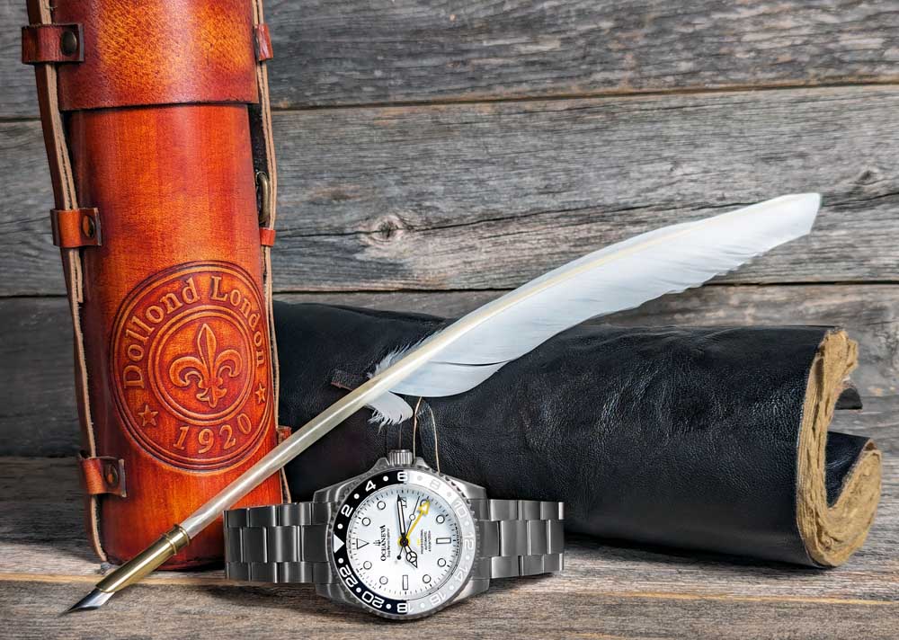 Unsized Oceaneva Titanium Watch weighing 4.8 oz for lightweight comfort