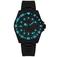 Thumbnail for Oceaneva Titanium Automatic Watch with enhanced luminosity BGW9 Grade A upgrade