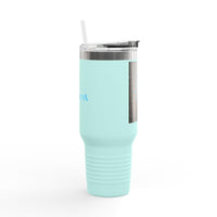 Thumbnail for Insulated Travel Mug - 40oz Adventure Coffee Cup with Straw, Perfect for Outdoor Enthusiasts - 17060065595848785045 40oz travel mug, camping travel mug, coffee lover gift, commuting coffee cup, custom travel mug, eco-friendly mug, funny travel mug, gifts for travelers, hot drinks on go, insulated mug, road trip mug, summer picnic mug, travel coffee mug