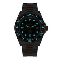Thumbnail for Oceaneva 1250M Dive Watch Black And Rose Gold Luminous