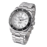Thumbnail for Oceaneva 1250M Dive Watch White Mother Of Pearl Front Picture Slight Left Slant View