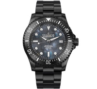 Thumbnail for Oceaneva Men's Deep Marine Explorer III 3000M Pro Diver Watch Gun Metal Gray Mother Of Pearl Dial Black IP