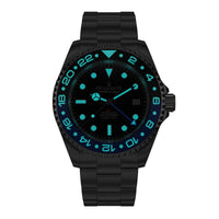 Thumbnail for Oceaneva 1250M GMT Dive Watch Blue And Black Luminous