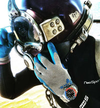 Thumbnail for Oceaneva 1250M GMT Dive Watch Blue And Red On Wrist