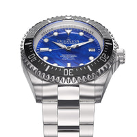 Thumbnail for Oceaneva Men's Deep Marine Explorer II 1250M Pro Diver Watch Blue Mother Of Pearl - BKII200BLMOPST 1000M, 1250M diver, 316L Stainless Steel Watch, Automatic Watch, BGW9 Swiss-Superluminova, Ceramic Bezel, Dive Watch, Sw200-1 Swiss Automatic Movement