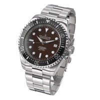 Thumbnail for Oceaneva Men's Deep Marine Explorer II 1250M Pro Diver Watch Black and Brown - BKII200BRST 1000M, 1250M, 316L Stainless Steel Watch, Automatic Watch, BGW9 Swiss-Superluminova, Ceramic Bezel, Dive Watch, Sw200-1 Swiss Automatic Movement