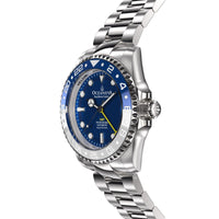 Thumbnail for Oceaneva Automatic GMT Watch - Deep Marine Explorer Diver Watch - BL.BL.NH.WH.GMT.ST automatic GMT watch, Automatic watches, Diver GMT, GMT Dive Watch, men's gmt watches