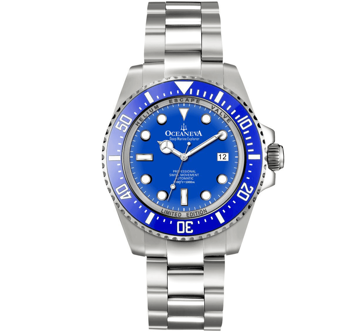 Oceaneva™ Automatic, Swiss Movement Swiss Made Sellita SW200-1