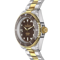 Thumbnail for Oceaneva Men's Deep Marine Explorer II 1250M Pro Diver Watch Brown Yellow Gold - BRII200BRSTGD 1000M, 1250M, 316L Stainless Steel Watch, Automatic Watch, BGW9 Swiss-Superluminova, Ceramic Bezel, Dive Watch, Sw200-1 Swiss Automatic Movement