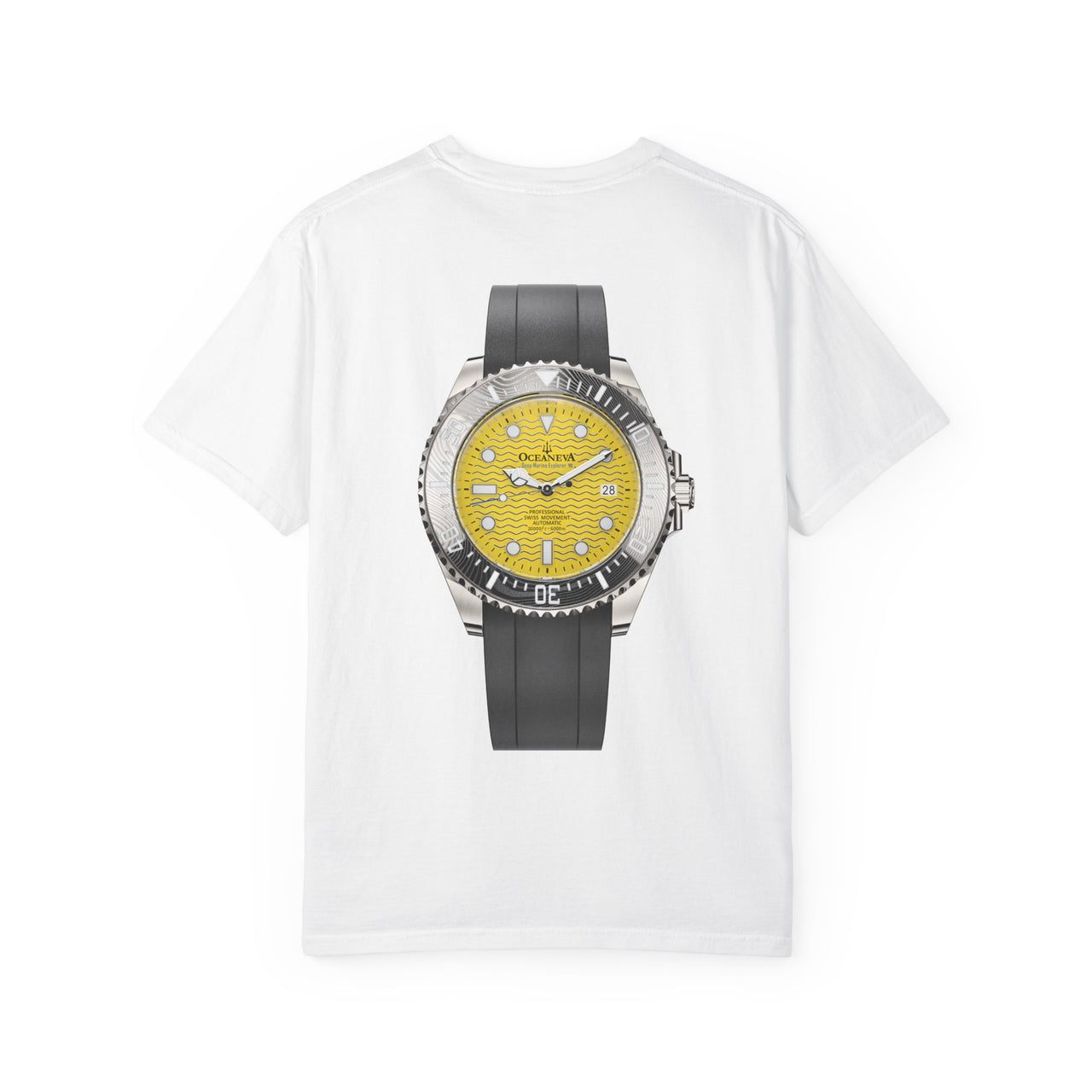 Oceaneva 6000m T Shirt Grade 5 Titanium VI200YLWVDMNT Yellow
