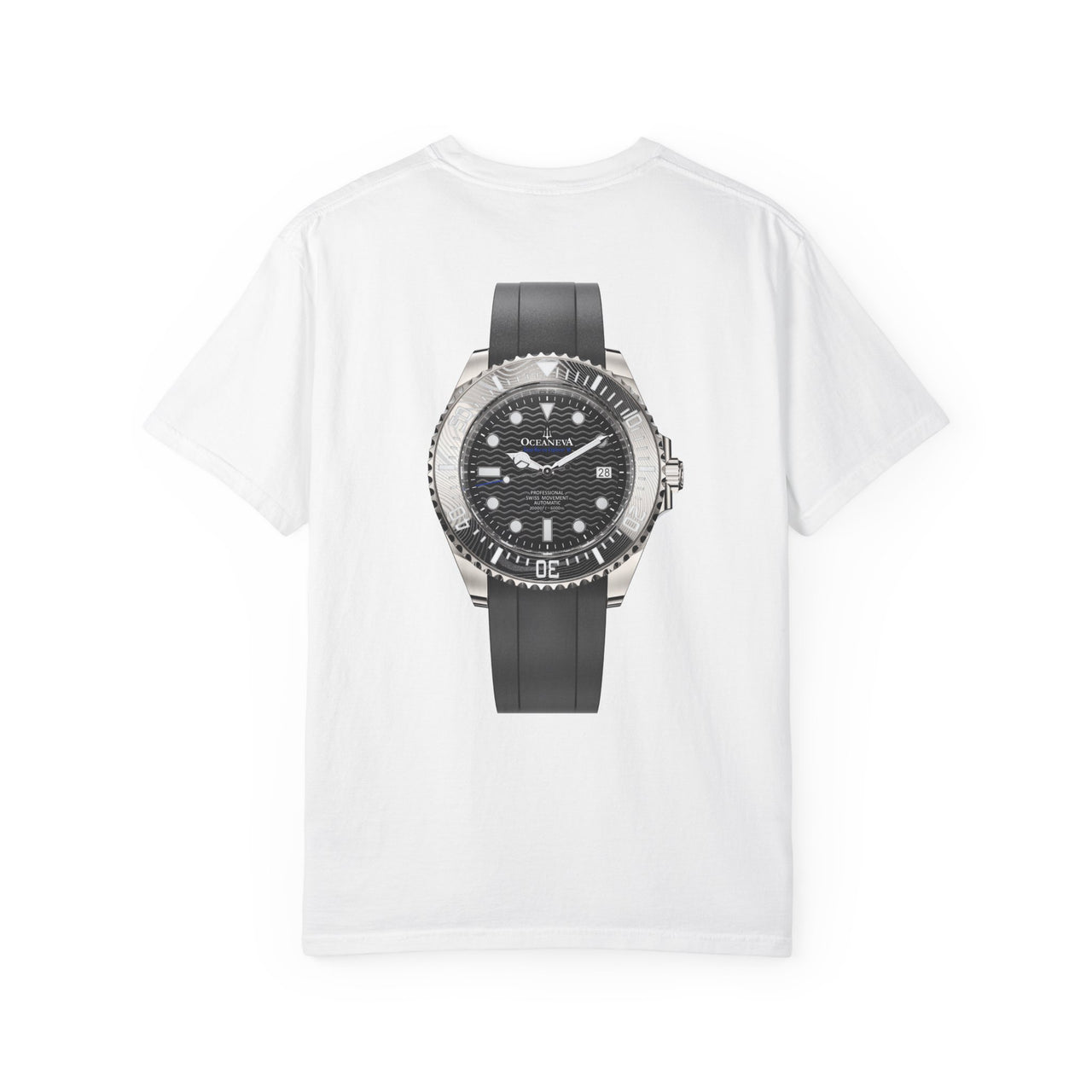 Oceaneva 6000m T Shirt Grade 5 Titanium VI200BKWVDMNT Black