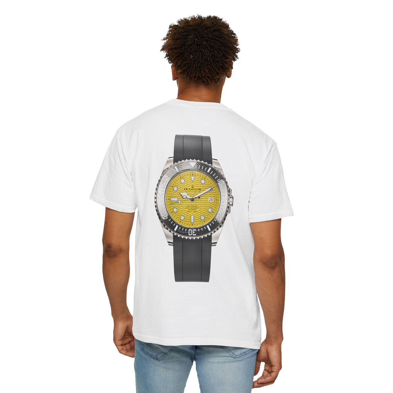Oceaneva 6000m T Shirt Grade 5 Titanium VI200YLWVDMNT Yellow