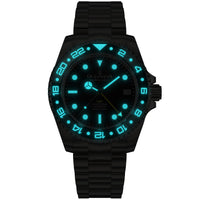 Thumbnail for Precision-crafted ceramic bezel with BGW9 Grade A luminous on Oceaneva Watch