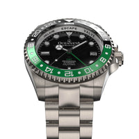 Thumbnail for Elegant Oceaneva Pro Diver Watch showcasing 24 jewels and 41-hour power reserve