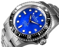 Thumbnail for Oceaneva™ Men's Deep Marine Explorer II 1250M Titanium Watch Blue Mother Of Pearl