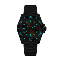 Thumbnail for Oceaneva™ Men's Deep Marine Explorer II 1250M Titanium Watch Copper Burst Dial
