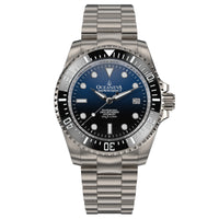 Thumbnail for Oceaneva™ Men's Deep Marine Explorer II1250M Titanium Watch Blue Black