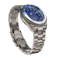 Thumbnail for Close-up of Oceaneva Titanium Watch's helium escape valve feature