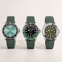 Thumbnail for Oceaneva with FKM rubber green straps
