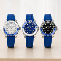 Thumbnail for Oceaneva GMT Watches Fitted With Blue FKM Rubber Straps