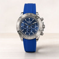Thumbnail for Oceaneva blue Chronograph Watch with Blue FKM Strap