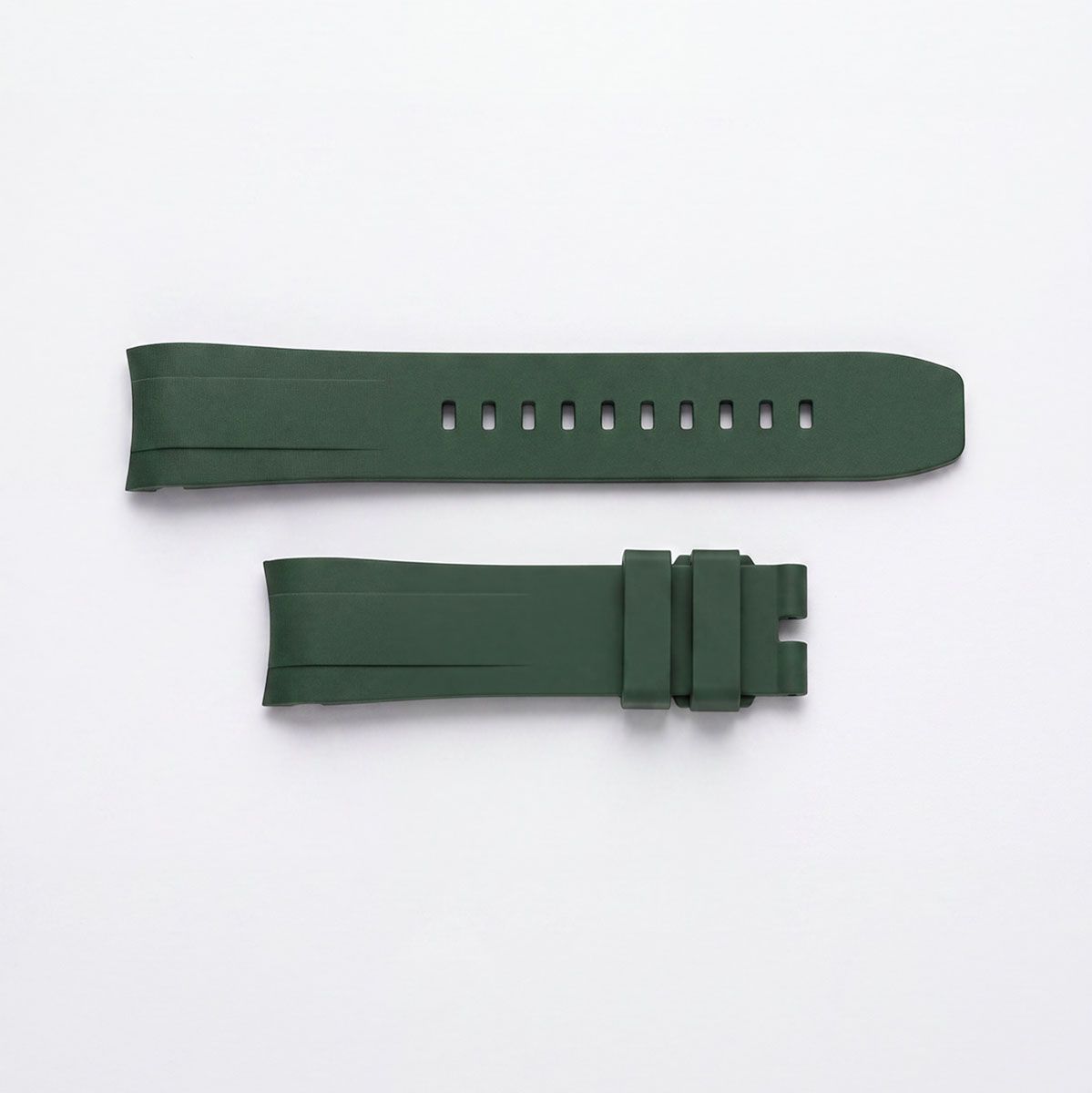 Oceaneva FKM Rubber Strap Green Standard Version