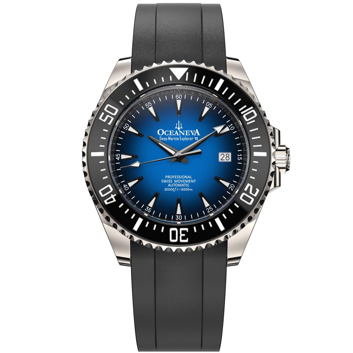 Oceaneva 6000m Deep Marine Explorer VI Grade 5 Titanium Automatic Watch