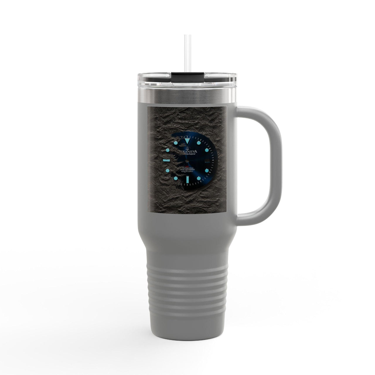 Insulated Travel Mug - 40oz Adventure Coffee Cup with Straw, Perfect for Outdoor Enthusiasts - 18197632072828986027 40oz travel mug, camping travel mug, coffee lover gift, commuting coffee cup, custom travel mug, eco-friendly mug, funny travel mug, gifts for travelers, hot drinks on go, insulated mug, road trip mug, summer picnic mug, travel coffee mug