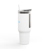 Thumbnail for Insulated Travel Mug - 40oz Adventure Coffee Cup with Straw, Perfect for Outdoor Enthusiasts - 19467886542655066967 40oz travel mug, camping travel mug, coffee lover gift, commuting coffee cup, custom travel mug, eco-friendly mug, funny travel mug, gifts for travelers, hot drinks on go, insulated mug, road trip mug, summer picnic mug, travel coffee mug
