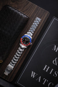 Thumbnail for Oceaneva Automatic GMT Watch - Deep Marine Explorer - GMT Watch - BK.RD.NH.BL.GMT.ST automatic GMT watch, Automatic watches, Diver GMT, GMT Dive Watch, men's gmt watches