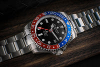 Thumbnail for Oceaneva Automatic GMT Watch - Deep Marine Explorer - GMT Watch - BK.RD.NH.BL.GMT.ST automatic GMT watch, Automatic watches, Diver GMT, GMT Dive Watch, men's gmt watches