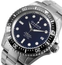 Thumbnail for Oceaneva Men's Deep Marine Explorer II 1250M Titanium Watch Navy Blue - BKII200NBLTT Automatic watches, mens titanium watch, Navy blue dial watch, Titanium Watch, titanium watches for men