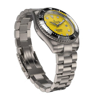 Thumbnail for Oceaneva Men's Deep Marine Explorer II 1250M Titanium Watch Yellow - BKII200YLTT Automatic watches, mens titanium watch, Titanium Watch, titanium watches for men, yellow dial watch