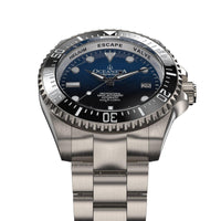 Thumbnail for Oceaneva Deep Marine Explorer II1250M Titanium Watch Blue Black - BKIIHBLBTT Automatic watches, Blue and black dial, mens titanium watch, Titanium Watch, titanium watches for men