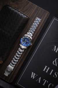 Thumbnail for Oceaneva Men's GMT Automatic Deep Marine Explorer 1250M Pro Diver Blue Dial Watch - BL.BL.NH.BK.GMT.ST automatic GMT watch, Automatic watches, Diver GMT, GMT Dive Watch, men's gmt watches