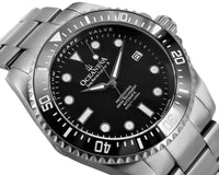 Thumbnail for Oceaneva Deep Marine Explorer II - Pro Diver Titanium Limited Edition 1250m - BKII200BKTT Automatic watches, black dial watch, mens titanium watch, Titanium Watch, titanium watches for men