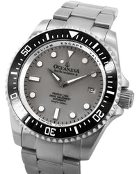 Thumbnail for Oceaneva Deep Marine Explorer II Pro Diver Titanium Limited Edition 1250m - Light Gray Dia - BKII200SVTT Automatic watches, Light Gray Dial Watch, mens titanium watch, Titanium Watch, titanium watches for men