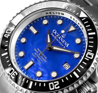 Thumbnail for Oceaneva Deep Marine Explorer II Titanium Limited Edition 1250M - BKII200BLMOPTT Automatic watches, Blue mother of pearl dial watch, mens titanium watch, Titanium Watch, titanium watches for men