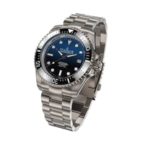 Thumbnail for Oceaneva Deep Marine Explorer II1250M Titanium Watch Blue Black - BKIIHBLBTT Automatic watches, Blue and black dial, mens titanium watch, Titanium Watch, titanium watches for men