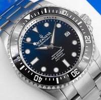 Thumbnail for Oceaneva Deep Marine Explorer II1250M Titanium Watch Blue Black - BKIIHBLBTT Automatic watches, Blue and black dial, mens titanium watch, Titanium Watch, titanium watches for men