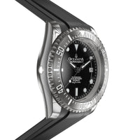 Thumbnail for Oceaneva Men's Deep Marine Explorer II 1250m Damascus Steel Watch Rubber Strap - DM200BK Automatic watches, damascus steel, Damascus steel dive watch, Damascus Steel Watch, Diver watch