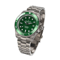 Thumbnail for Oceaneva Deep Marine Explorer II Titanium Limited Edition - Green Dial - GRII200GRTT Automatic watches, Green dial watch, mens titanium watch, Titanium Watch, titanium watches for men