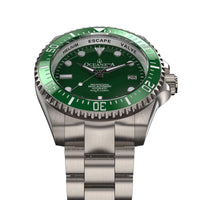Thumbnail for Oceaneva Deep Marine Explorer II Titanium Limited Edition - Green Dial - GRII200GRTT Automatic watches, Green dial watch, mens titanium watch, Titanium Watch, titanium watches for men