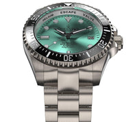 Thumbnail for Oceaneva Men's Deep Marine Explorer II 1250M Titanium Watch Aquamarine Burst Dial - BKII200AQTT Automatic watches, mens titanium watch, mint dial watches, Titanium Watch, titanium watches for men