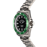 Thumbnail for Oceaneva Men's Deep Marine Explorer II 1250M Titanium Watch Black and Green - GRII200BKTT Automatic watches, black dial watch, mens titanium watch, Titanium Watch, titanium watches for men