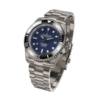 Thumbnail for Oceaneva Men's Deep Marine Explorer II 1250M Titanium Watch Navy Blue - BKII200NBLTT Automatic watches, mens titanium watch, Navy blue dial watch, Titanium Watch, titanium watches for men