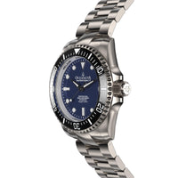 Thumbnail for Oceaneva Men's Deep Marine Explorer II 1250M Titanium Watch Navy Blue - BKII200NBLTT Automatic watches, mens titanium watch, Navy blue dial watch, Titanium Watch, titanium watches for men