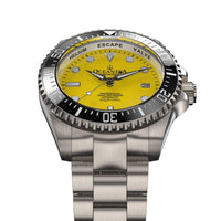 Thumbnail for Oceaneva Men's Deep Marine Explorer II 1250M Titanium Watch Yellow - BKII200YLTT Automatic watches, mens titanium watch, Titanium Watch, titanium watches for men, yellow dial watch