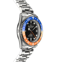 Thumbnail for Oceaneva Men's GMT Automatic Deep Marine Explorer 1250M Pro Diver Blue Orange Bezel Watch - BK.BL.NH.OY.GMT.ST automatic GMT watch, Automatic watches, Diver GMT, GMT Dive Watch, v